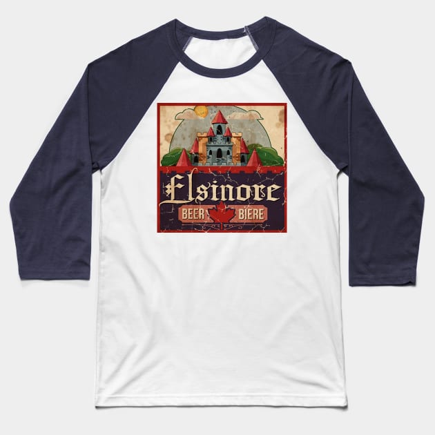 Elsinore beer vintage Baseball T-Shirt by THEVARIO